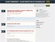 Tablet Screenshot of olivettech.com